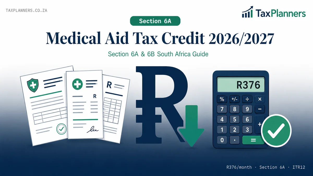 medical aid tax credit 2026 south africa section 6A guide